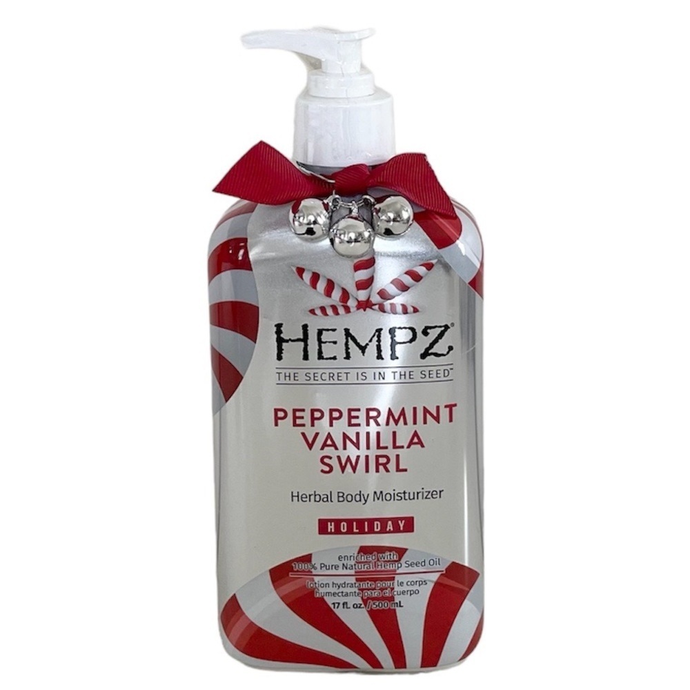 Hempz Peppermint Vanilla Swirl Body Lotion 100% Hemp Seed Oil 17 oz Full Size - Picture 8 of 8